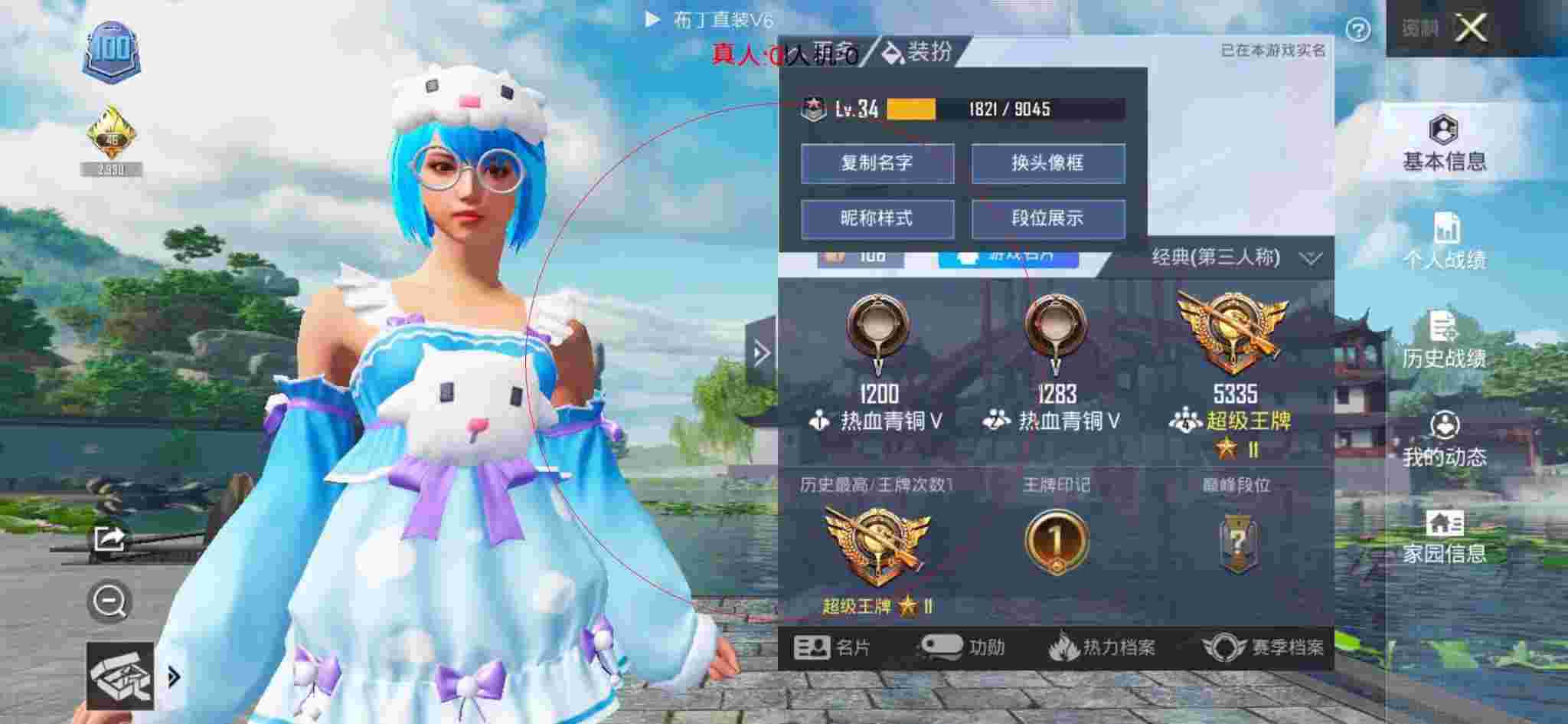 和平精英布丁直装透视 - 和平辅助店卡座吊顶效果图辅助预览图